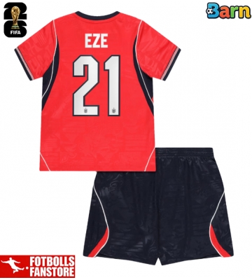 England Eberechi Eze #21 Bortatröja Barn VM 2026 Kortärmad (+ Korta byxor)
